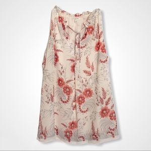 Max Studio Women’s Floral Sleeveless Blouse